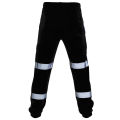 Reflective Safety Pants Mens Work Uniform High Visibility Outdoor Construction Worker Loose Workwear With Reflective Strips ﻿. 