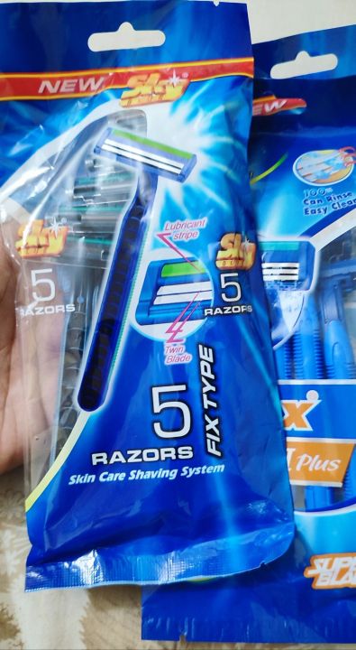 MAX Set of 5 high-quality double-bladed razors | Daraz.lk