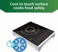 Philips  Hd4938/01 2100-Watt Glass Induction Cooktop With Sensor Touch (Black). 