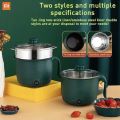 Cooking Pot Multifunctional Nonstick Household Cooking Pot 1-2 Person Single/Double Layer Hot Pot Electric Rice Cooker Machine.
