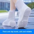 Rain Boot Covers Waterproof Anti Slip Shoe Cover Cubre Zapatos Para La Lluvia De Silicona Cubierta Ipermeable Para Lluvia XXL.