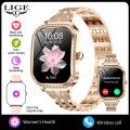 LIGE 2026 Smart Watch Women Bluetooth Call Smartwatches Ladies Heart Rate Monitoring Waterproof Smartwatch Woman for Android IOS.
