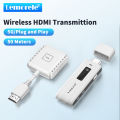 Lemorele Wireless HDMI Video Transmitter and Receiver Extender Kit Display Adapter Dongle for TV Monitor Projector Switch PC. 