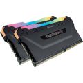 CORSAIR VENGEANCE® RGB PRO 32GB (2 x 16GB) DDR4 DRAM 3600MHz C18 Memory Kit — Black. 