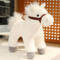 30cm High Quality Super Realistic Pony Plush Toys Stuffed Animal Standing Horse Plush Dolls Room Decor Funny Birthday Kids Gift. 