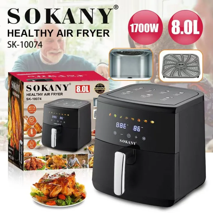 Sokany%20Healthy%20Air%20Fryer%208.0L%20(SK-10074)%201700W%20Digital%20Touch%20Screen%20Air%20Fryer%20-%20Image%202