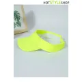 Neon color running cap golf hat tennis cap fitness Half hat neon green cap. 