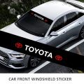 Car Front Rear Window Sticker Waterproof Sunshade Windshield Decal For Toyota.
