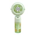 【CC22】2 In 1 Rechargeable Handheld Misting Fan Portable Water Mist Fan With 3 Adjustable Speed Cooling Fan{C}. 