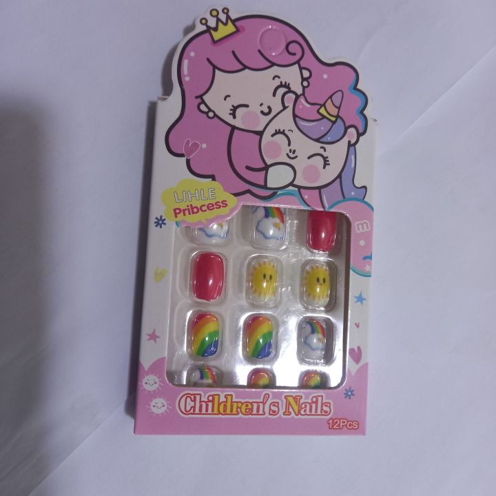 LIHLE Pribcess Children's Nails 12pc