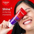 Colgate optic white purple whitening toothpaste (100g).