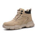 Men Steel Toe Safety Work Boots Indestructible Construction Safety Boots Puncture Proof Male Work Shoes Protective Footwear.