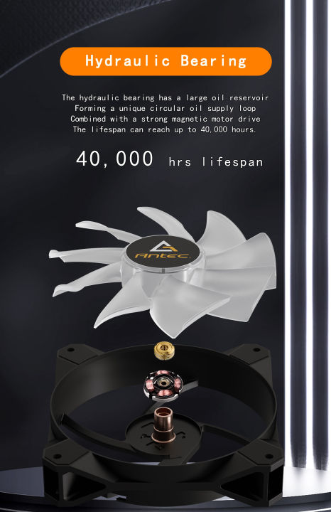 Antec%205v%203%20Pin%20ARGB%20PWM%204Pin%20Fan%20120mm%20PC%20Case%20Fan%20CPU%20Cooling%20Fans%2012V%20RGB%2012cm%20Gaming%20Computer%20Fan%20-%20Image%205