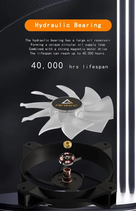 Antec%205v%203%20Pin%20ARGB%20PWM%204Pin%20Fan%20120mm%20PC%20Case%20Fan%20CPU%20Cooling%20Fans%2012V%20RGB%2012cm%20Gaming%20Computer%20Fan%20-%20Image%205