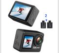 4K 60FPS Wi-Fi Anti-shake Action Camera Dual Screen 170° Wide Angle 30m Waterproof Sport Camera With Remote Control . 