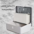 Tissue box holder paper towel dispenser wall mounted for bathroom and kitchen white color AZ. 