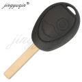 Jingyuqin Remote Car Key Shell For Land Rover Discovery 199-2004 Fit BMW Mini Cooper R50 R53 S 2001 - 2005 MG7 Replace 2 Buttons.