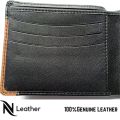 MODEL:N-03 pure cow leather stylish wallet with coin pursue.