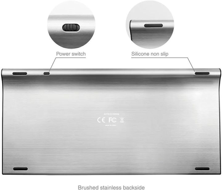 Arteck%20Bluetooth%20Keyboard,%20Stainless%20Steel%20Universal%20Portable%20Wireless%20Bluetooth%20Keyboard%20for%20iOS%20iPad%2010.2-inch,%20Air,%20Pro,%20Mini,%20Android,%20Windows%20Tablets%20PC%20Smartphone%20Built%20in%20Rechargeable%20Battery%20-%20Image%202