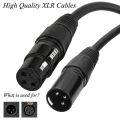 XLR Cable Male to Female/Male to Male OFC Audio Cable Shielded For Microphone Mixer Femlae to Female F 1m 1.8m 3m 5m 10m 15m 20m. 