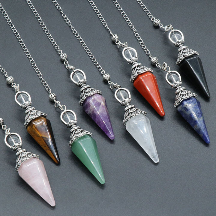 Natural%20Stone%20Crystal%20Reiki%20Pendulum%20Rose%20Quartz%20Amethysts%20Hexagonal%20Cone%20Shape%20Charm%20for%20Jewelry%20Making%20Necklace%20Accessories%20-%20Image%206