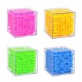 3d Cube Maze Puzzle children Maze Puzzle Box nd Puzzles For Kids 3-14 Years Old (blue Yellow Orange).