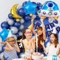 Space Theme pack of 54 pcs set Birthday Decoration Items for Boy Set of 54 Pcs Space Birthday Decoration Items for Girl | Planet Theme Birthday Decoration. 