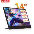 MUCAI N140-S36 14-inch portable monitor 1366x768, 178°/60Hz, built-in speakers, 2*Type-C, Mini HDMI, for laptop/PS5/phone..
