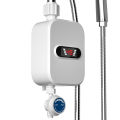 3500W Electric Mini Instant Hot Water Heater Bathroom Faucet Tap Heating 3 Seconds Instant Water Heater Shower Head Set.