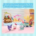 Sanrio Series Building Blocks Hangyodon Kuromi Hello Kitty Melody Flower Car Model Bricks Collection Kids DIY Toys Holiday Gifts. 