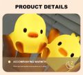 Duck Night Light Bedroom Decoration Cute Cartoon Animal Night Light Christmas  For Kids Room Bedside Sleeping Lamp. 