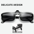 4 Color Grey Lenses Polarized Sunglasses Clip On Flip Up UV 380 Driving Fishing Night Vision Glasses Clips. 