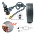 1/4'' Flexible 360° Rotary Adjustment Brass Nozzle Irrigation Set Quick Connection Automatic Atomization Garden Watering System. 