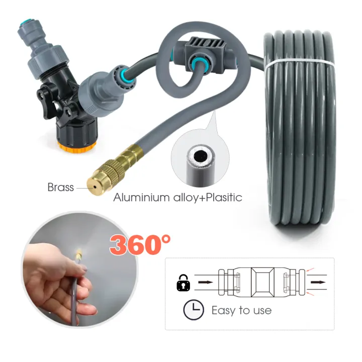 1/4''%20Flexible%20360%C2%B0%20Rotary%20Adjustment%20Brass%20Nozzle%20Irrigation%20Set%20Quick%20Connection%20Automatic%20Atomization%20Garden%20Watering%20System%20-%20Image%204