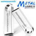 Supersonic Metal USB Flash Drive Pendrive 16G-128G Mini Waterproof Thumb Drive for Laptop/Tablet, Portable Memory Stick USB 2.0. 