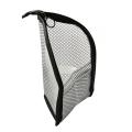 EVA Mesh Travel Toiletry Bag Stand‑up Cosmetic Organizer Bag Portable Transparent Mesh Makeup Zipper Bag for Women Daily Use.