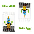4-32pcs Minifigure Display Case Acrylic Display Box Stackable Building Blocks Storage Case for Figurines Toys and Collectibles.