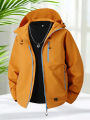 Windbreaker Jacket Men Outdoor Hooded Zip Up Hiking Jackets Men Windproof Camping Casual Jackets Lightweight Coats Spring Autumn. 
