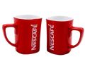 Nescafe Red Ceramic Coffee Mug Set Of 2 Pcs. 