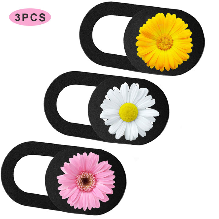 Laptop Camera Cover Slide Webcam Cover for Privacy Fits for Mini PC, PC, Surface, Tablet, Desktop Computer, Smart Phone - 3 Pack