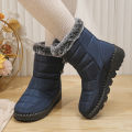 2026 Waterproof Snow Boots for Women Winter Shoes Faux Fur Plush Ankle Boots Woman Plus Size Non-Slip Warm Cotton Botas Mujer.