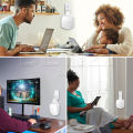 For eero Pro 6 / Pro 6e mesh WiFi Router Holder with Cable Storage High-quality Stand Fit eero Pro 6 & Pro 6E Wall Mount Bracket. 