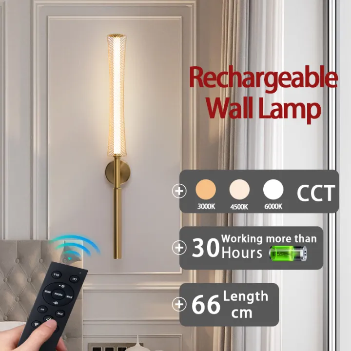 Battery%20Wall%20Lamp%20Black%20Gold%2066cm%20Rechargeable%20Cordless%20LED%20Wall%20Lamp%20Remote%20Dimming%20Modern%20Bedroom%20Decor%20Lighting%20Wiring%20Free%20-%20Image%202