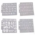 DIY Craft Alphabet Letter Stencils Template Painting Scrapbooking Embossing Stamping Album Card Decorative Embossing Paper Cards. 