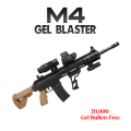 M4 Gel Blaster Toy Gun Gel Balls Electric Rifle with Manual and Full Auto Firing Modes. 