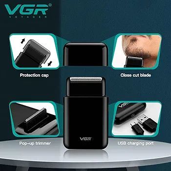 VGR%20V-390%20Professional%20Electric%20Ultra%20Thin%20Shaver%20Rechargeable%20Razor%20for%20Face%20Care%20Beard%20Trimmer%20Reciprocating%20Blade%20with%20USB%20for%20Men's%20-%20Black%20-%20Image%202