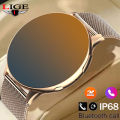 Lige 2024 For All Smartphone Connections Bluetooth Call Watches Men Smart Watch Women Men Waterproof Smartwatch AMOLED Screen.