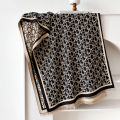 New Letter Design Winter Warm Cashmere Jacquard Scarves High Quality Women Thicken Wrap Shawl Ladies Wool Pashmina Scarf. 