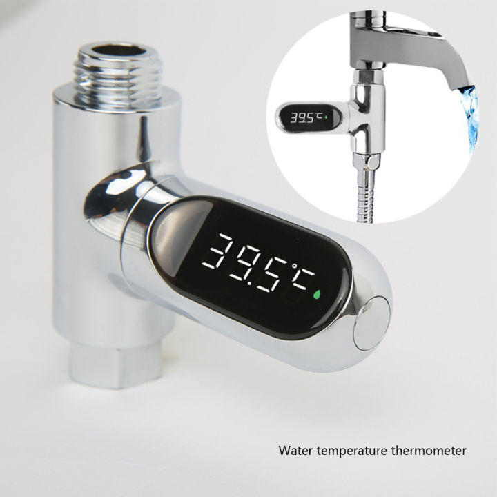 Bathroom LED Display Household Water Shower Thermometer Electronic Water Thermometer Monitoring Care Energy Smart Meter