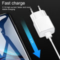 for redmi Charger 5V 2A EU Type-C Micro USB Cable Phone Charging Adapter FOR Redmi Note 11 10 9 3 4 6 7 8 8T Pro 4X 5 5S.